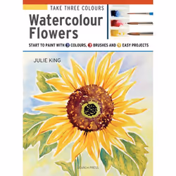 ISBN Take Three Colours: Watercolour Flowers, Livre broché, 64 pages