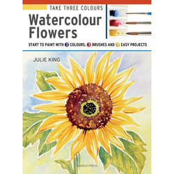 ISBN Take Three Colours: Watercolour Flowers livre