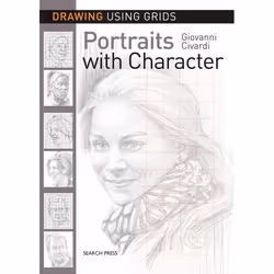 ISBN Drawing Using Grids: Portraits with Character, Livre broché, 80 pages
