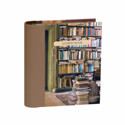 ISBN At Home with Books Mini Hardback Address Book, Anglais, Couverture rigide, 160 pages