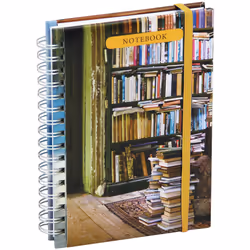 ISBN At Home with Books Mini Notebook, 96 feuilles, Ordinateur portable