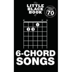 ISBN Little Black Book of 6-Chord Songs livre Musique Anglais