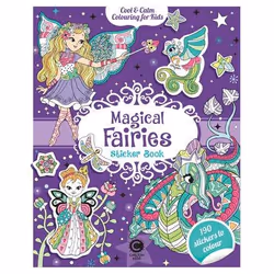 Allen & Unwin Cool & Calm Colouring for Kids: Magical Fairies Sticker Book, Anglais, Livre broché, 36 pages