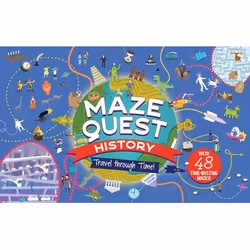 ISBN Maze Quest: History, Livre broché, 128 pages