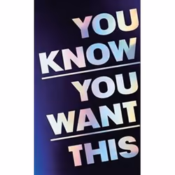 ISBN You Know You Want This, Roman, Anglais, Couverture rigide