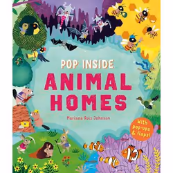 ISBN Pop Inside: Animal Homes, Couverture rigide, 14 pages