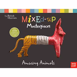 Allen &amp; Unwin British Museum: Mixed-Up Masterpieces, Amusing Animals, Anglais, Couverture rigide, 26 pages