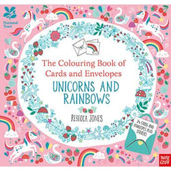 Allen & Unwin The Colouring Book of Cards and Envelopes: Unicorns and Rainbows