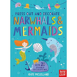 ISBN Press Out and Decorate: Narwhals and Mermaids livre Couverture rigide