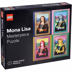 Puzzle 1000 pièces : LEGO Masterpiece - Mona Lisa