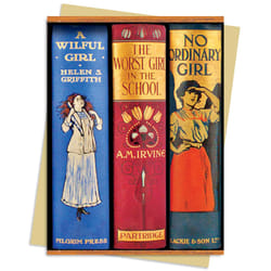 Bodleian Book Spines Great Girls Greeting Card Pack