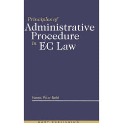 ISBN Principles of Administrative Procedure in EC Law livre Loi Anglais Couverture rigide