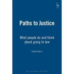ISBN Paths to Justice (What people do and think about going to law), Loi, Anglais, Livre broché, 408 pages