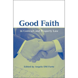 ISBN Good Faith in Contract and Property Law livre Loi Anglais Couverture rigide