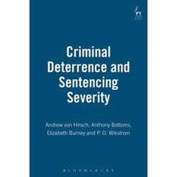 ISBN Criminal Deterrence and Sentencing Severity livre Loi Anglais Livre broché 64 pages