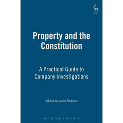 ISBN Property and the Constitution livre Loi Anglais Couverture rigide