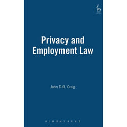 ISBN Privacy and Employment Law livre Loi Anglais Couverture rigide