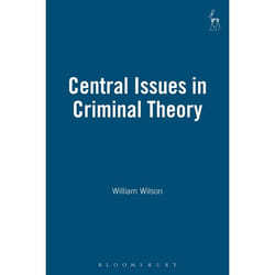 ISBN Central Issues in Criminal Theory livre Loi Anglais