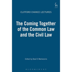 ISBN The Coming Together of the Common Law and the Civil Law livre Loi Anglais Couverture rigide 256 pages