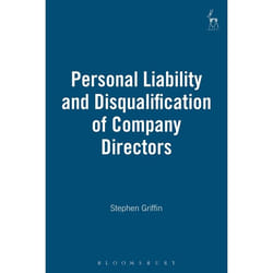 ISBN Personal Liability and Disqualification of Company Directors livre Loi Anglais Couverture rigide