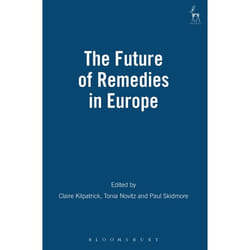 ISBN The Future of Remedies in Europe livre Loi Anglais Couverture rigide