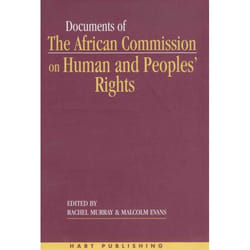 ISBN Documents of the African Commission on Human and Peoples' Rights - Volume 1, 1987-1998 livre Loi Anglais Livre broché 840 pages