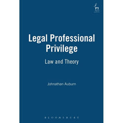 ISBN Legal Professional Privilege (Law and Theory) livre Loi Anglais Couverture rigide
