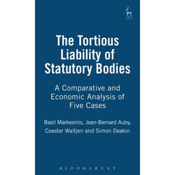 ISBN The Tortious Liability of Statutory Bodies (A Comparative and Economic Analysis of Five Cases) livre Loi Anglais Couverture rigide
