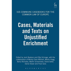ISBN Cases, Materials and Texts on Unjustified Enrichment (Ius Commune Casebooks for the Common Law of Europe) livre Loi Anglais