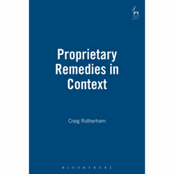 ISBN Proprietary Remedies in Context, Loi, Anglais, Couverture rigide, 384 pages