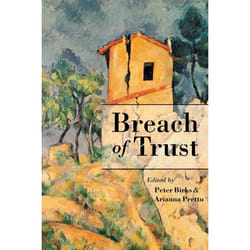 ISBN Breach of Trust livre Loi Anglais Couverture rigide