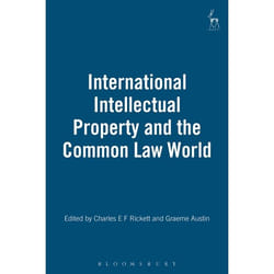 ISBN International Intellectual Property and the Common Law World livre Loi Anglais Couverture rigide 368 pages