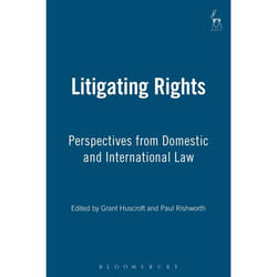 ISBN Litigating Rights (Perspectives from Domestic and International Law) livre Loi Anglais Couverture rigide