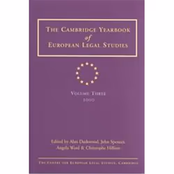 Allen & Unwin Cambridge Yearbook of European Legal Studies Vol 3, 2000, Loi, Anglais, Couverture rigide, 608 pages