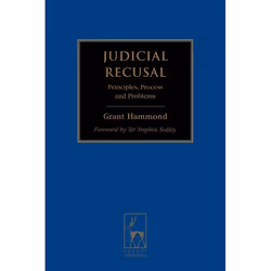 ISBN Judicial Recusal (Principles, Process and Problems), Loi, Anglais, Couverture rigide, 208 pages