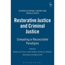 ISBN Restorative Justice and Criminal Justice (Competing or Reconcilable Paradigms) livre Loi Anglais Couverture rigide 360 pages