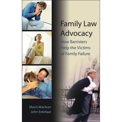 ISBN Family Law Advocacy (How Barristers Help the Victims of Family Failure) livre Loi Anglais