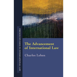 ISBN The Advancement of International Law livre Loi Anglais Couverture rigide 339 pages