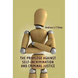 ISBN The Privilege Against Self-Incrimination and Criminal Justice livre Loi Anglais Couverture rigide