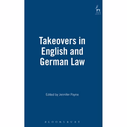 ISBN Takeovers in English and German Law, Loi, Anglais, Couverture rigide, 208 pages