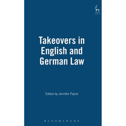 ISBN Takeovers in English and German Law livre Loi Anglais Couverture rigide 208 pages