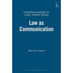 ISBN Law as Communication livre Loi Anglais Couverture rigide