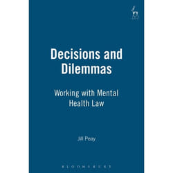 ISBN Decisions and Dilemmas (Working with Mental Health Law) livre Loi Anglais