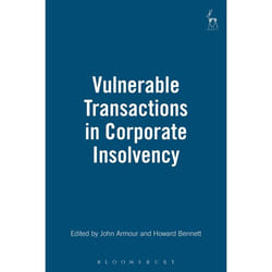ISBN Vulnerable Transactions in Corporate Insolvency livre Loi Anglais Couverture rigide 576 pages