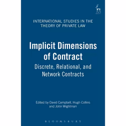 ISBN Implicit Dimensions of Contract (Discrete, Relational, and Network Contracts), Loi, Anglais, Livre broché, 396 pages