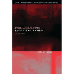 ISBN International Trade Regulation in China (Law and Policy) livre Loi Anglais Couverture rigide