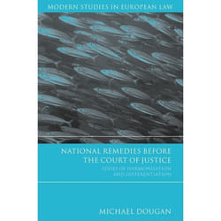ISBN National Remedies Before the Court of Justice (Issues of Harmonisation and Differentiation) livre Loi Anglais Couverture rigide
