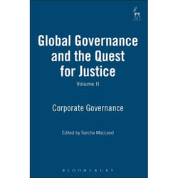 ISBN Global Governance and the Quest for Justice - Volume II (Corporate Governance) livre Loi Anglais Livre broché 276 pages