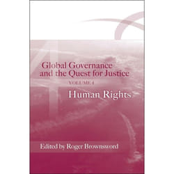 ISBN Global Governance and the Quest for Justice - Volume IV (Human Rights) livre Loi Anglais