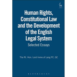 ISBN Human Rights, Constitutional Law and the Development of the English Legal System (Selected Essays) livre Loi Anglais Couverture rigide
